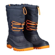 CMP Winter Boots Ahto (waterproof, Clima Protect lining) dark blue/orange Kids